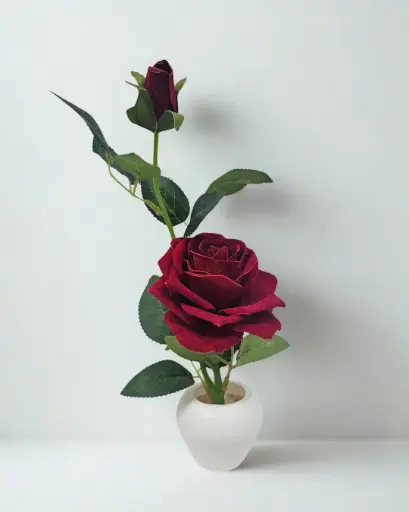 Rosette Charm Vase